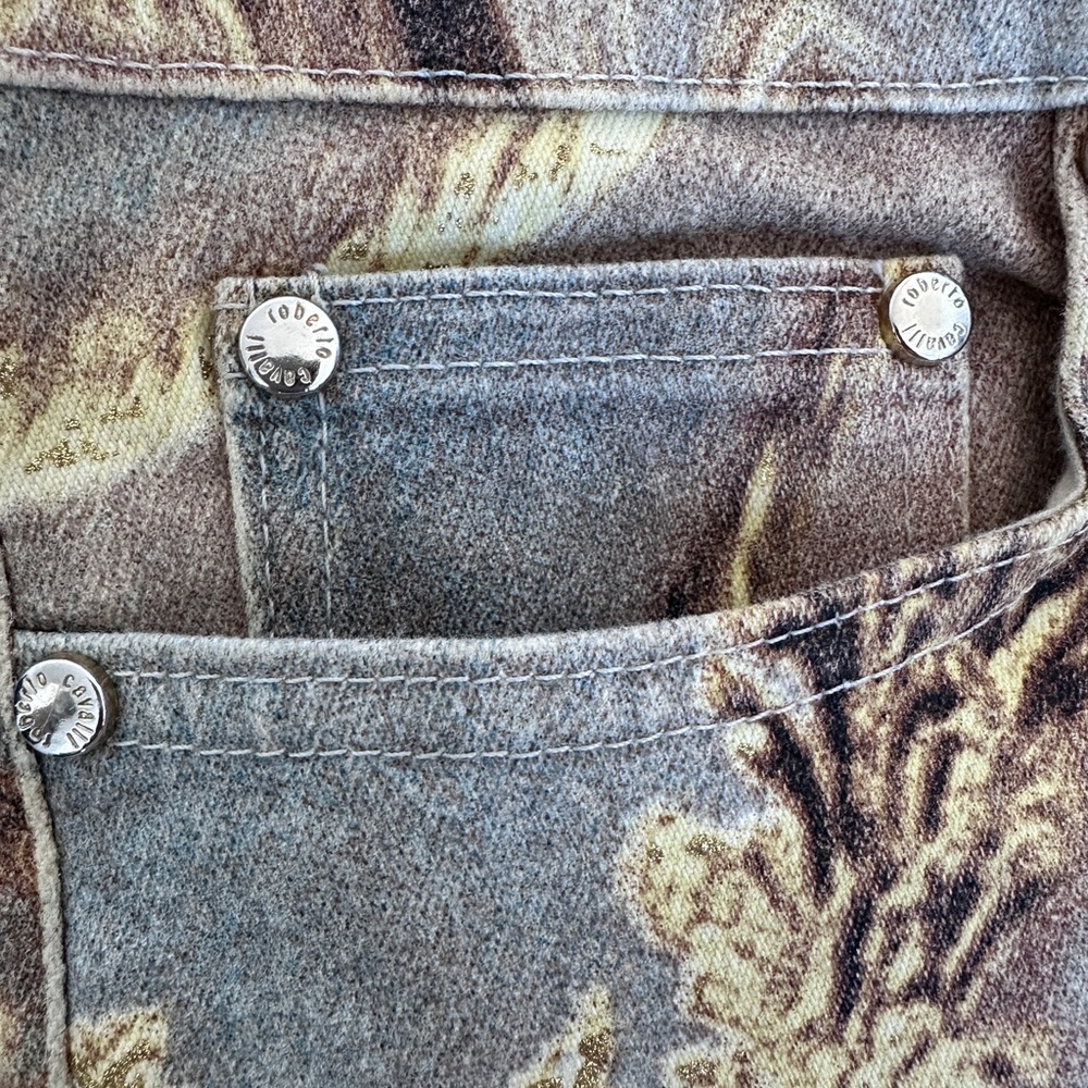 Roberto Cavalli Rare Vintage Printed Jeans - Picture 10 of 10